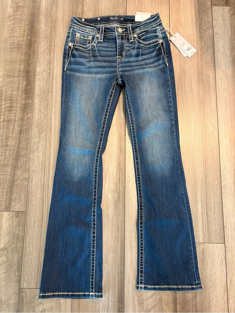 Miss Me Mid Rise Bootcut Jeans - Picture 2 of 5